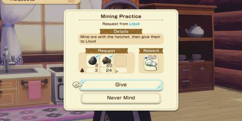 mining practice story of seasons grand bazaar