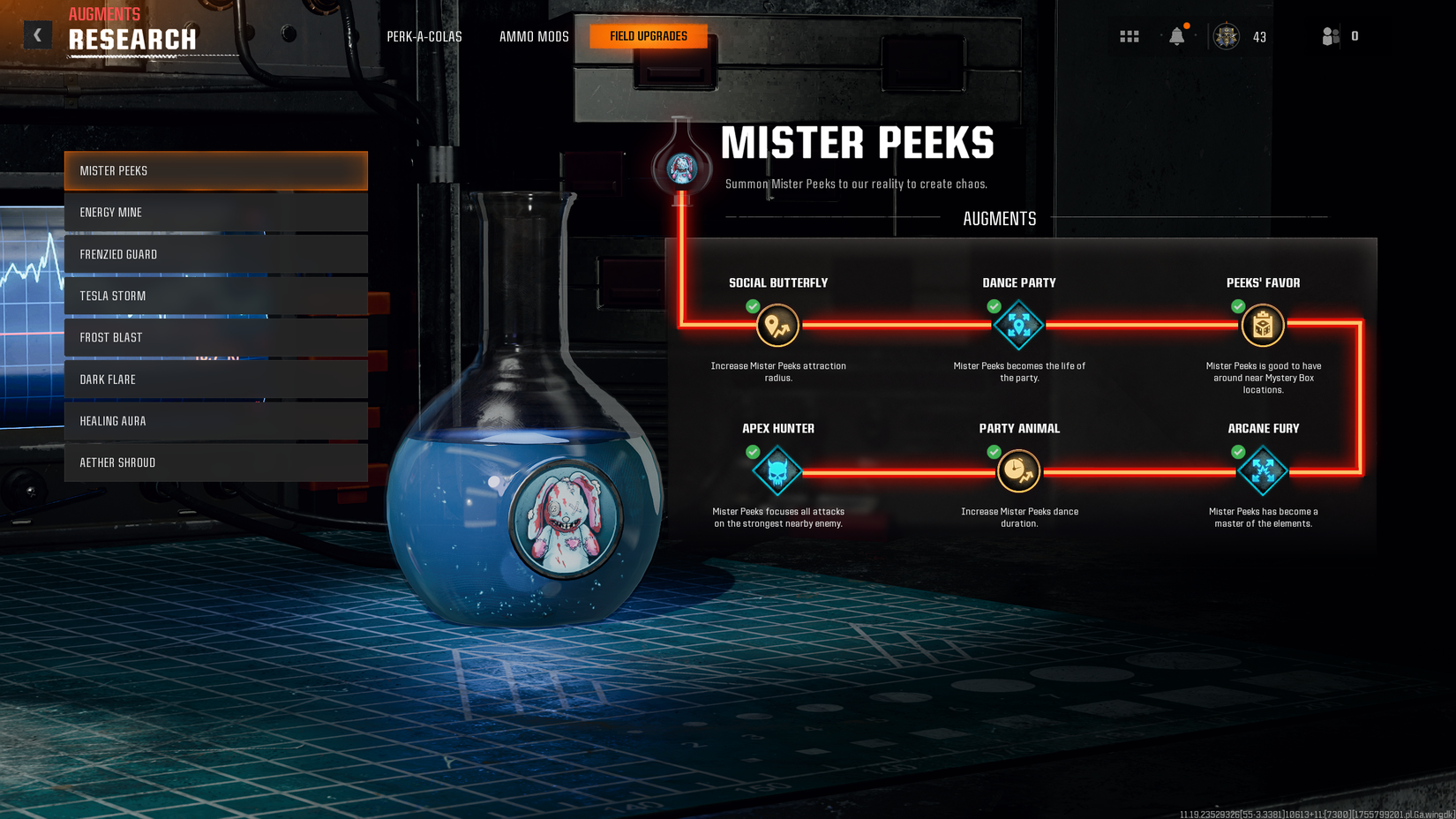 mister peeks augment tracks