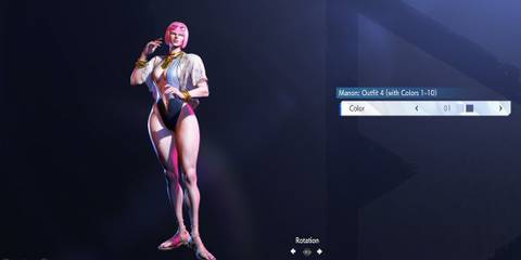 Manon outfit 4 in game menu