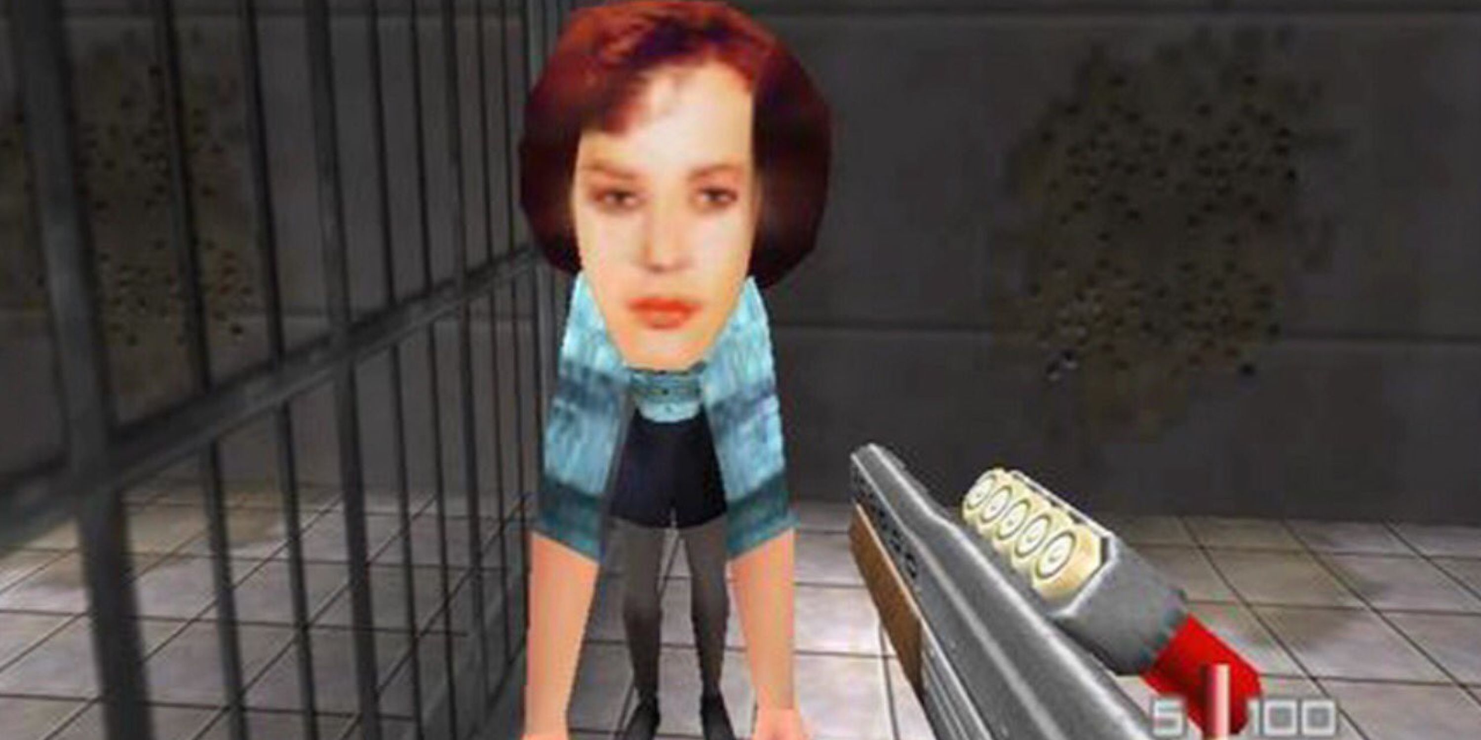 Big Head mode in GoldenEye 007