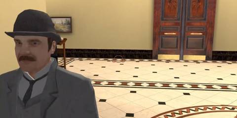 Creepy teleporting Watson in Sherlock Holmes Nemesis