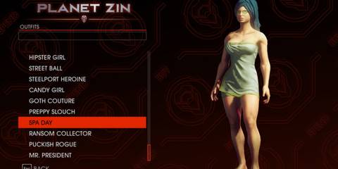 Character creator in Saints Row 4