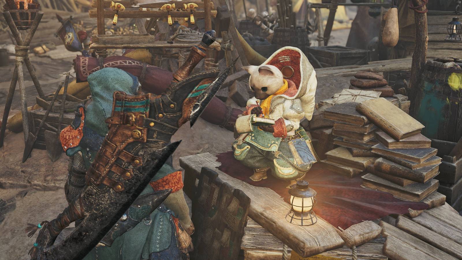 monster hunter wilds palico tent