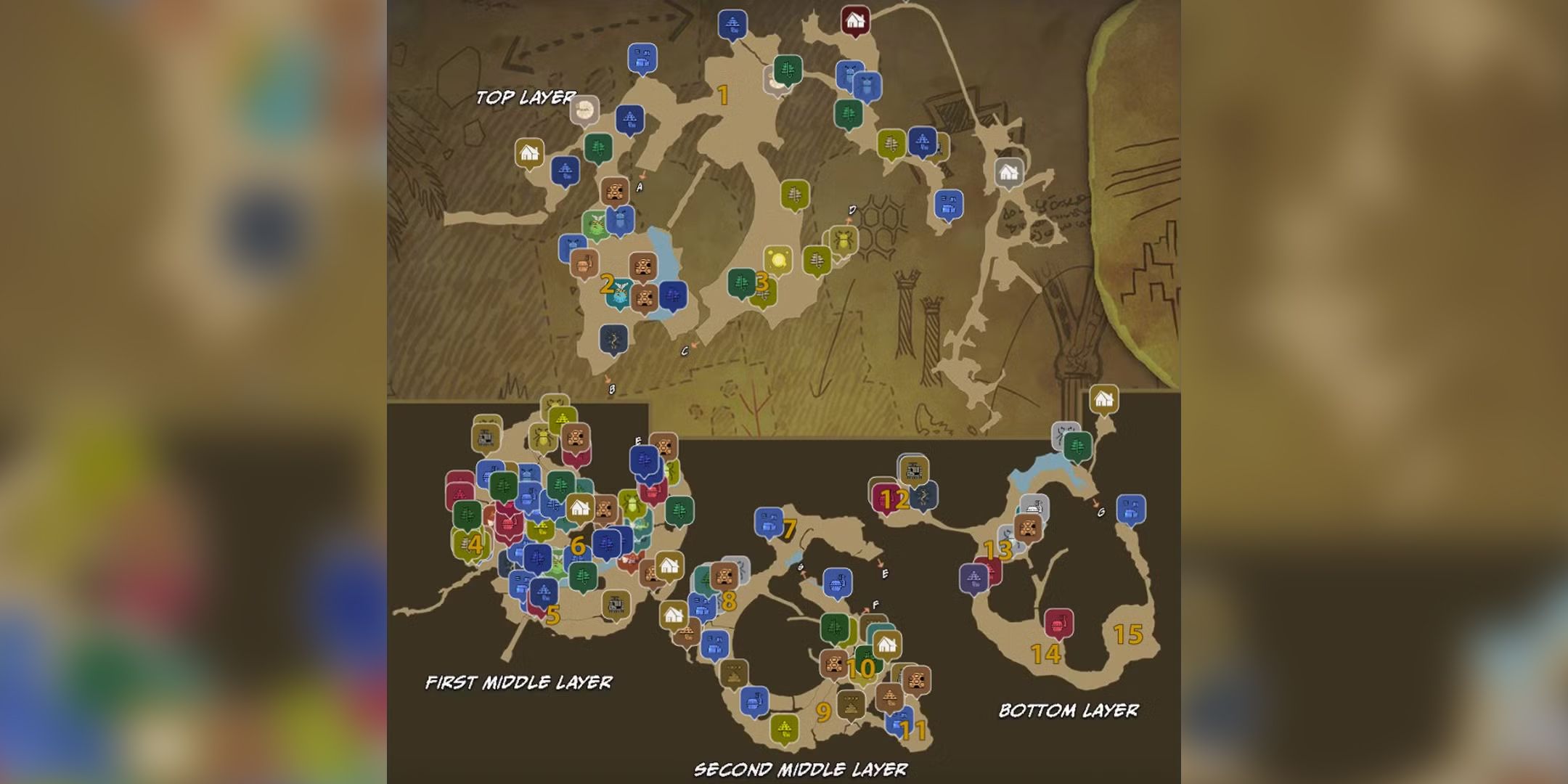 Monster Hunter Wilds - Interactive Ruins of Wyveria Map