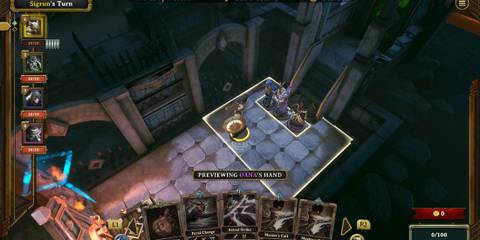 Moving characters on the map in Demeo