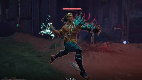 namor throws a trident