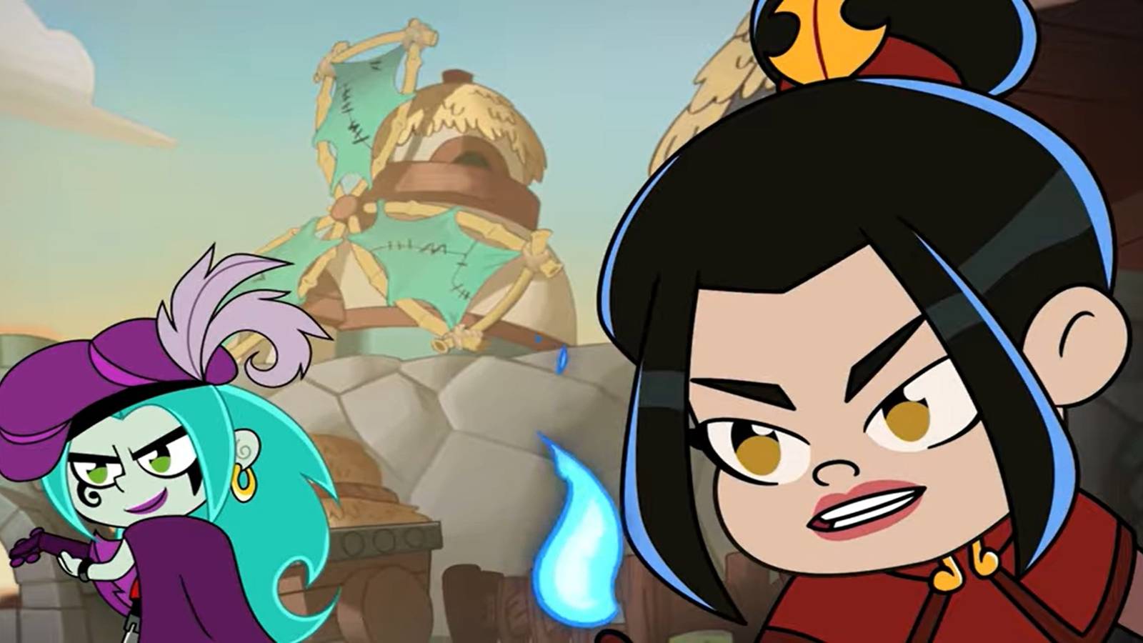 Nicktoons Dice of Destiny Flame Fatales Ember and Azula