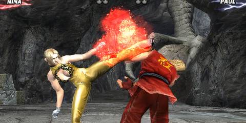 Nina vs Paul in Tekken 5