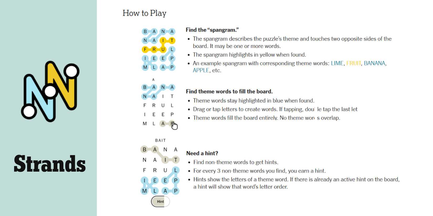 Strands Puzzle Examples All NYT Connections, Pips, & Strands Answers for August 21, 2025