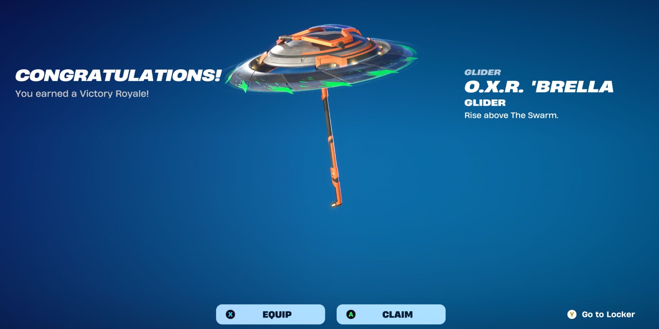 Fortnite Chapter 6 Season 4 Victory Umbrella