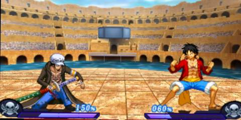 one piece great pirate colosseum fight