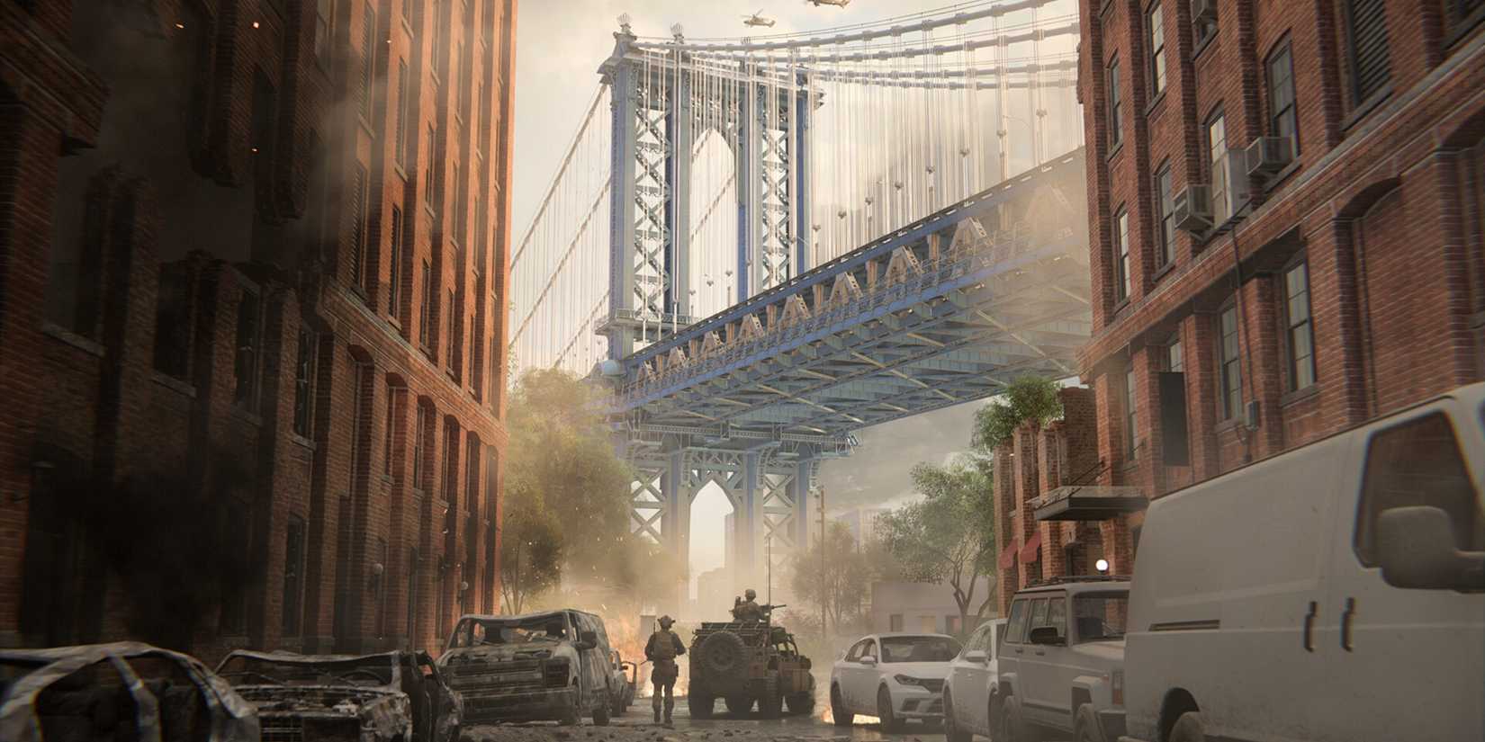 Overlooking a bridge in Battlefield 6