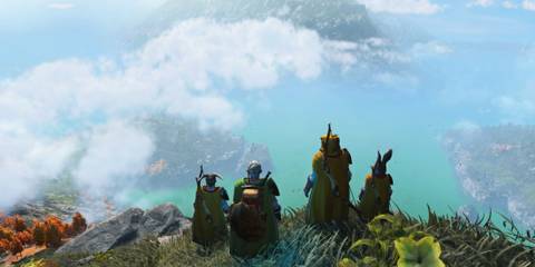 Overlooking a cliff in Light No Fire