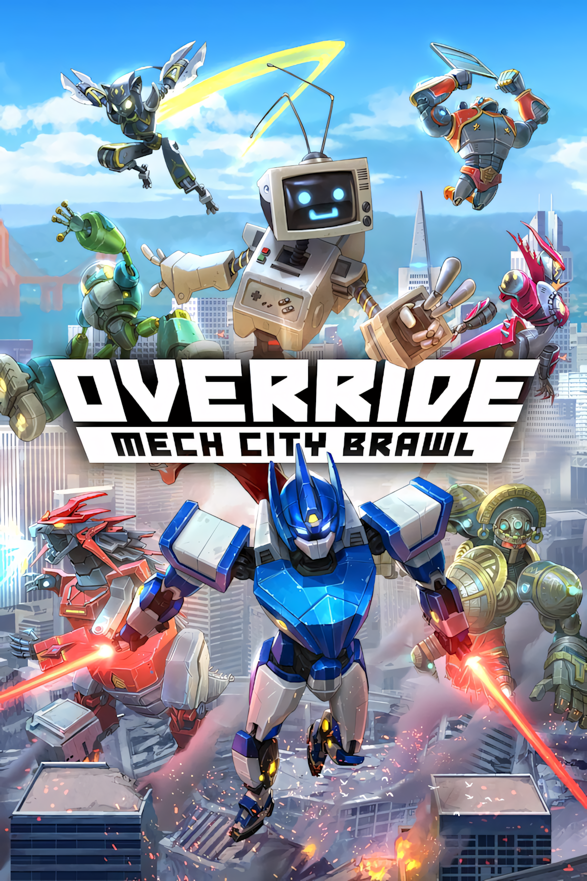 Override: Mech City Brawl Tag Page Cover Art