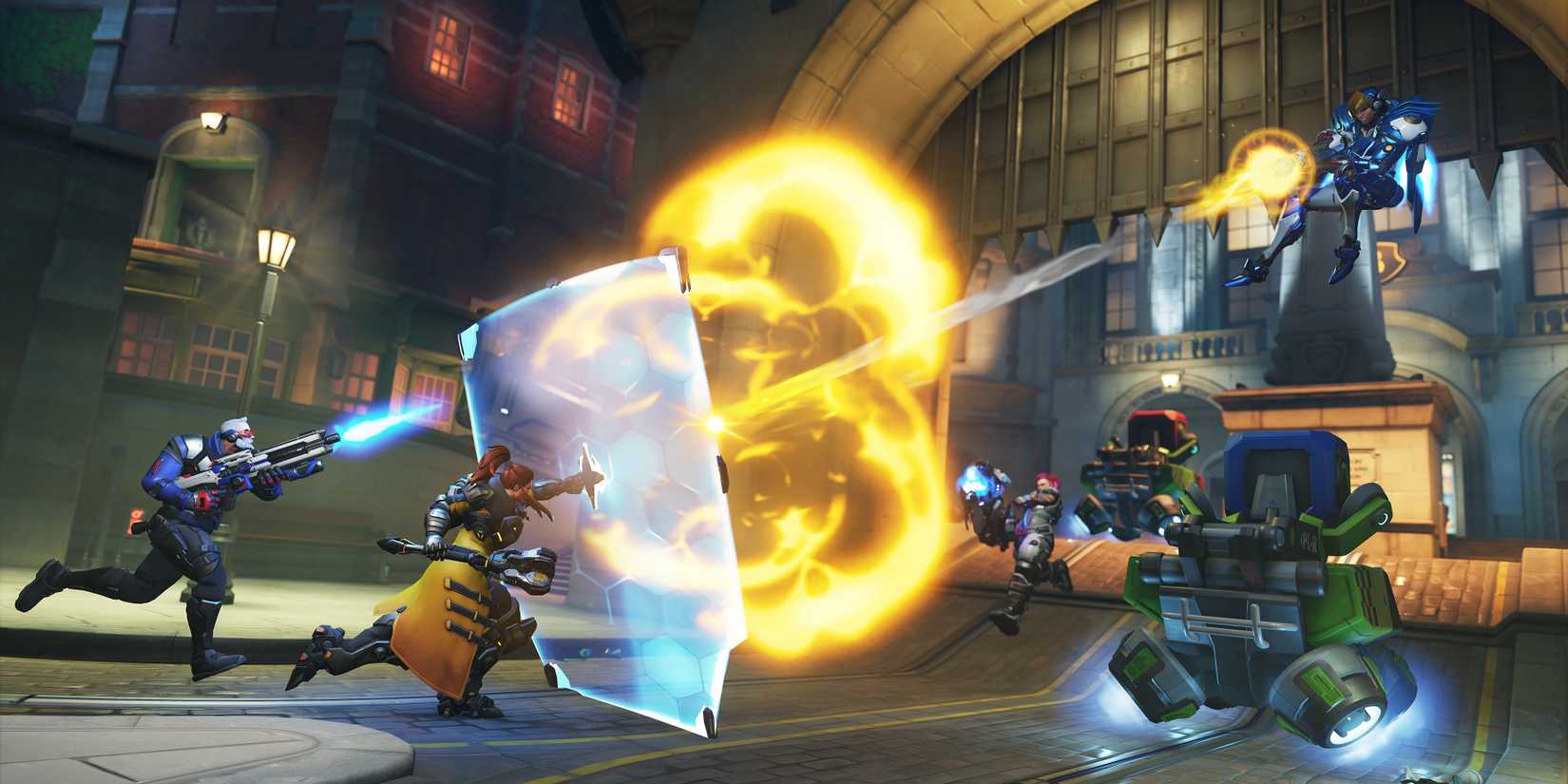 overwatch 2 season 18 stadium screenshot soldier 76 brigitte zarya pharah