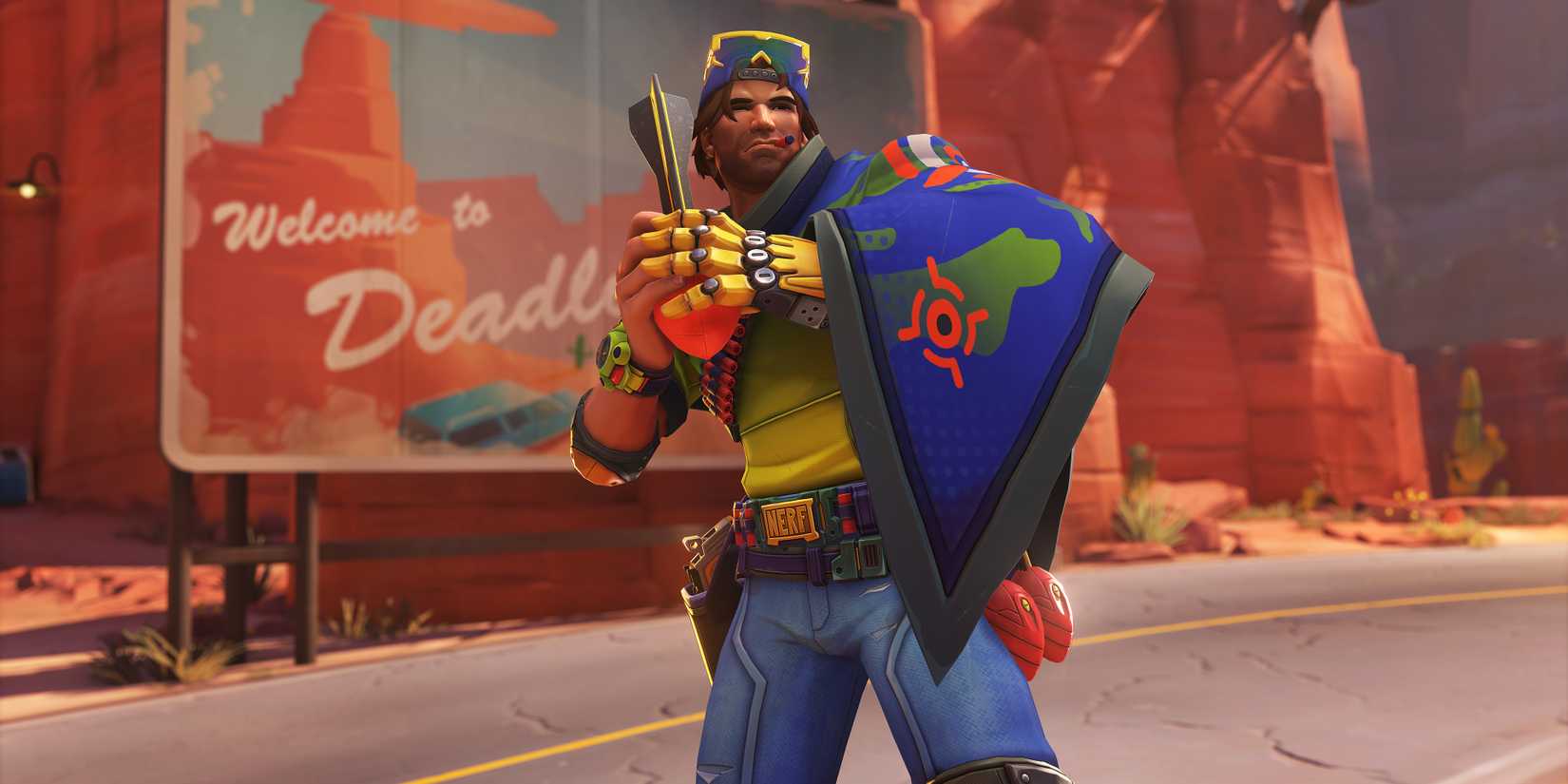 overwatch 2 x nerf crossover event cassidy nerf skin