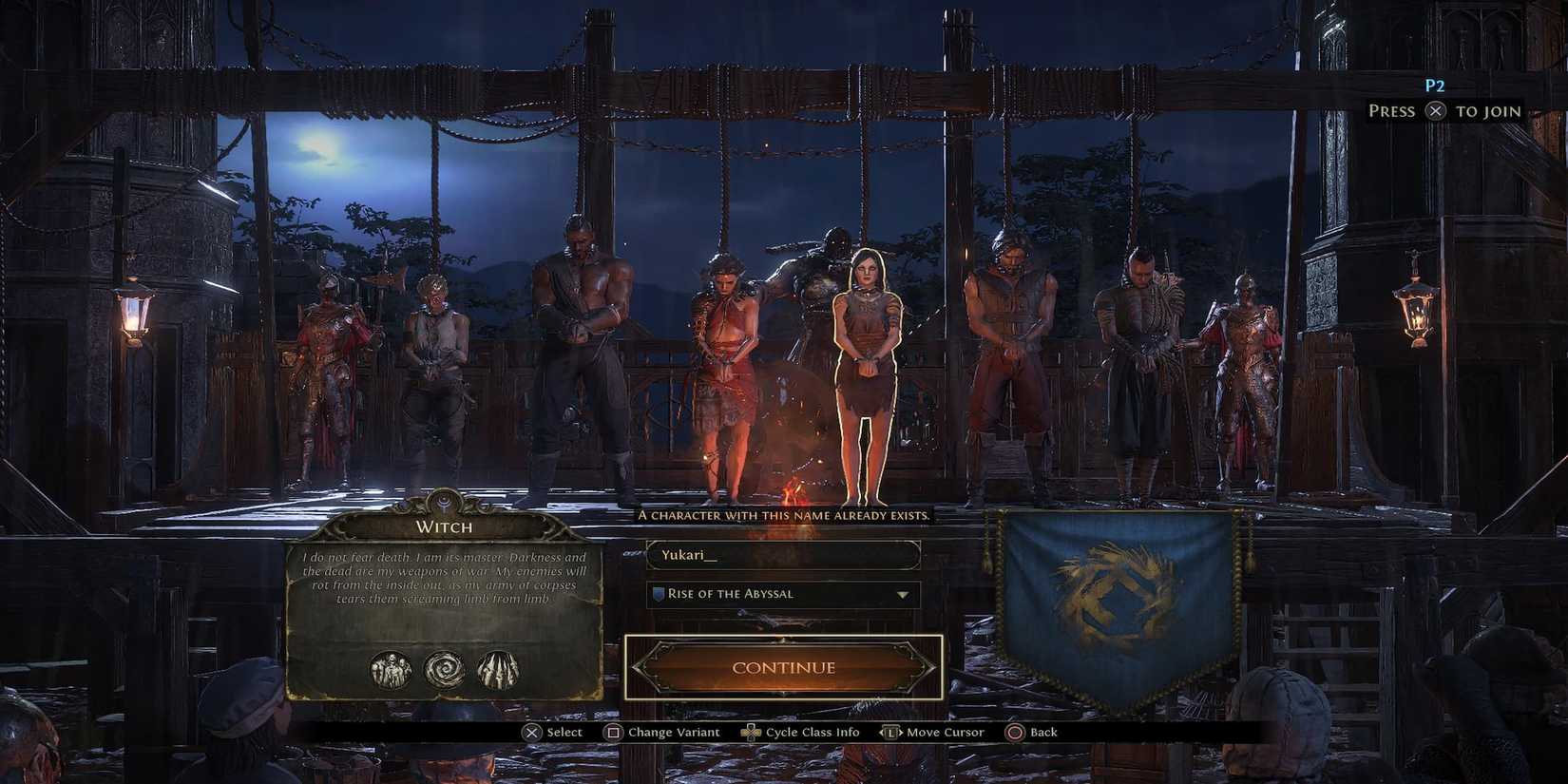 The Player Making a League Character