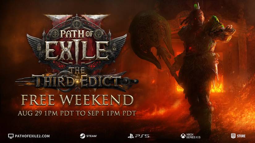 Path of Exile 2 free weekend August 29 to September 1 2025