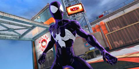 Peter in his black suit - Spider-Man Shattered Dimensions