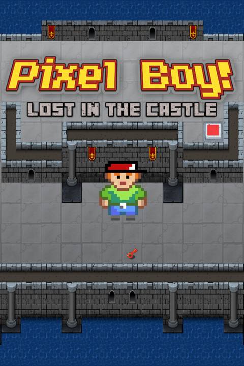 Pixel Boy - Lost in the Castle video game cover art tag