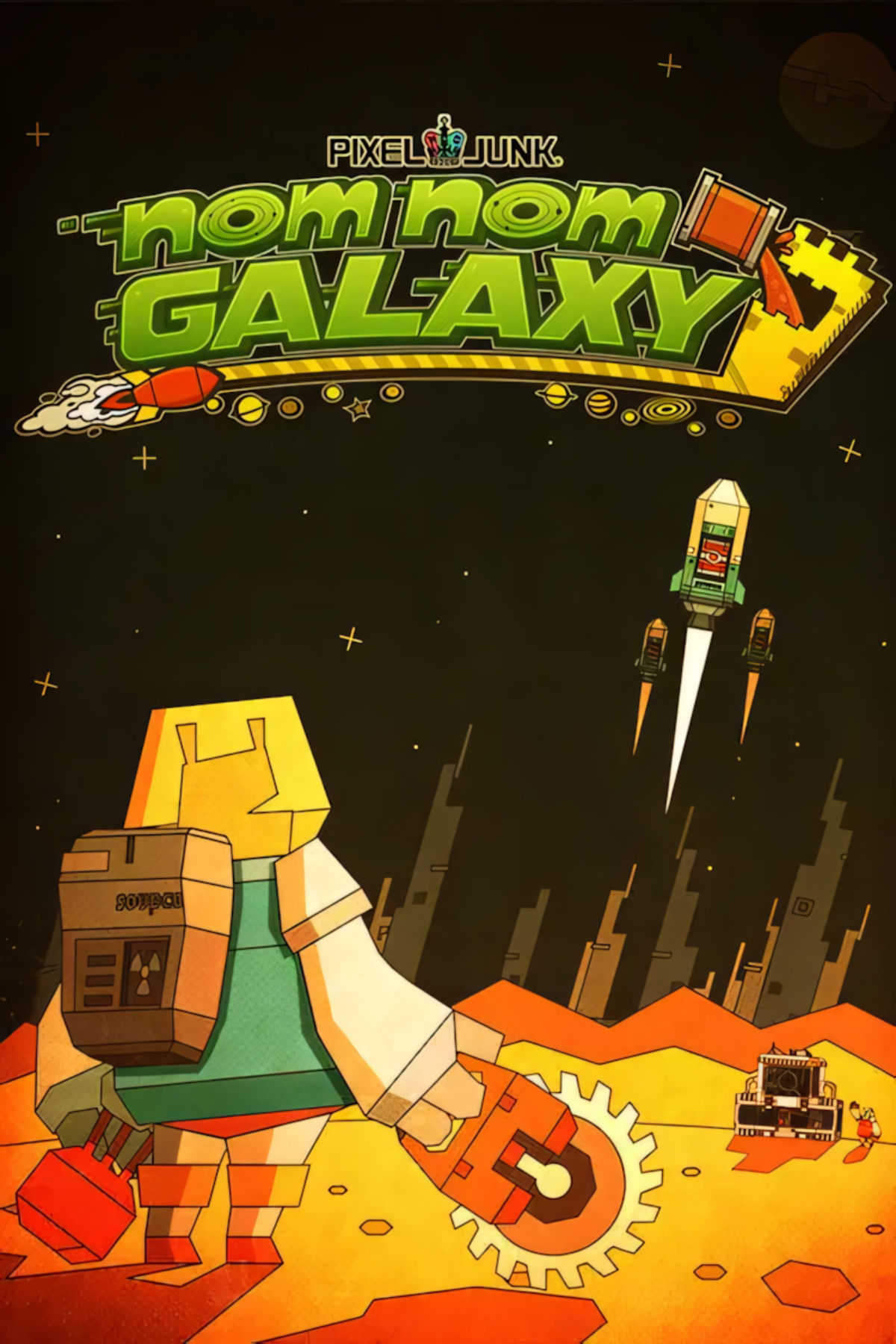 PixelJunk Nom Nom Galaxy Tag Page Cover Art