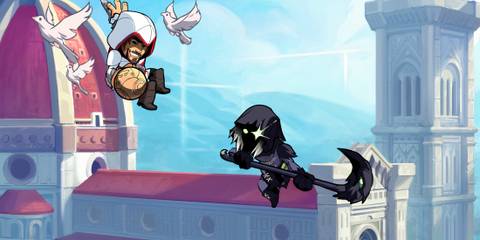 Playing as Ezio in Brawlhalla