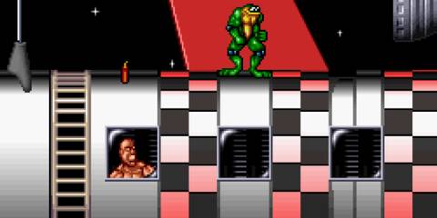 Playing as Rash in Battletoads & Double Dragon