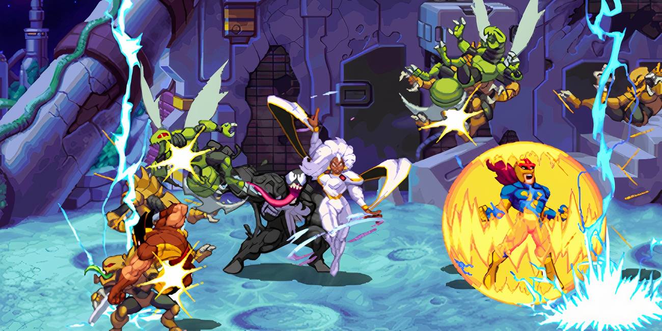 Playing co-op in Marvel Cosmic Invasion