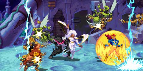 Playing co-op in Marvel Cosmic Invasion