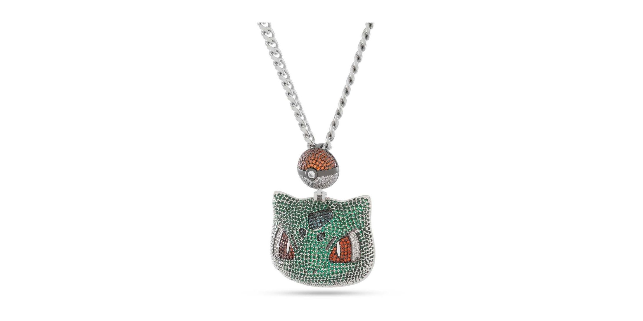 【King Ice】x POKEMON POKE BALL INSPIRED チェーン 4mm 4mm Poké Ball Inspired Tennis Chain | Pokémon Jewelry – King Ice