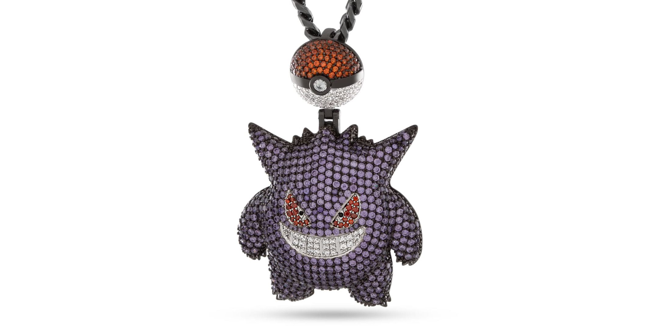 【KING ICE x POKEMON】4mm POKE BALL INSPIRED TENNIS CHAIN♪ 4mm Poké Ball Inspired Tennis Chain | Pokémon Jewelry – King Ice