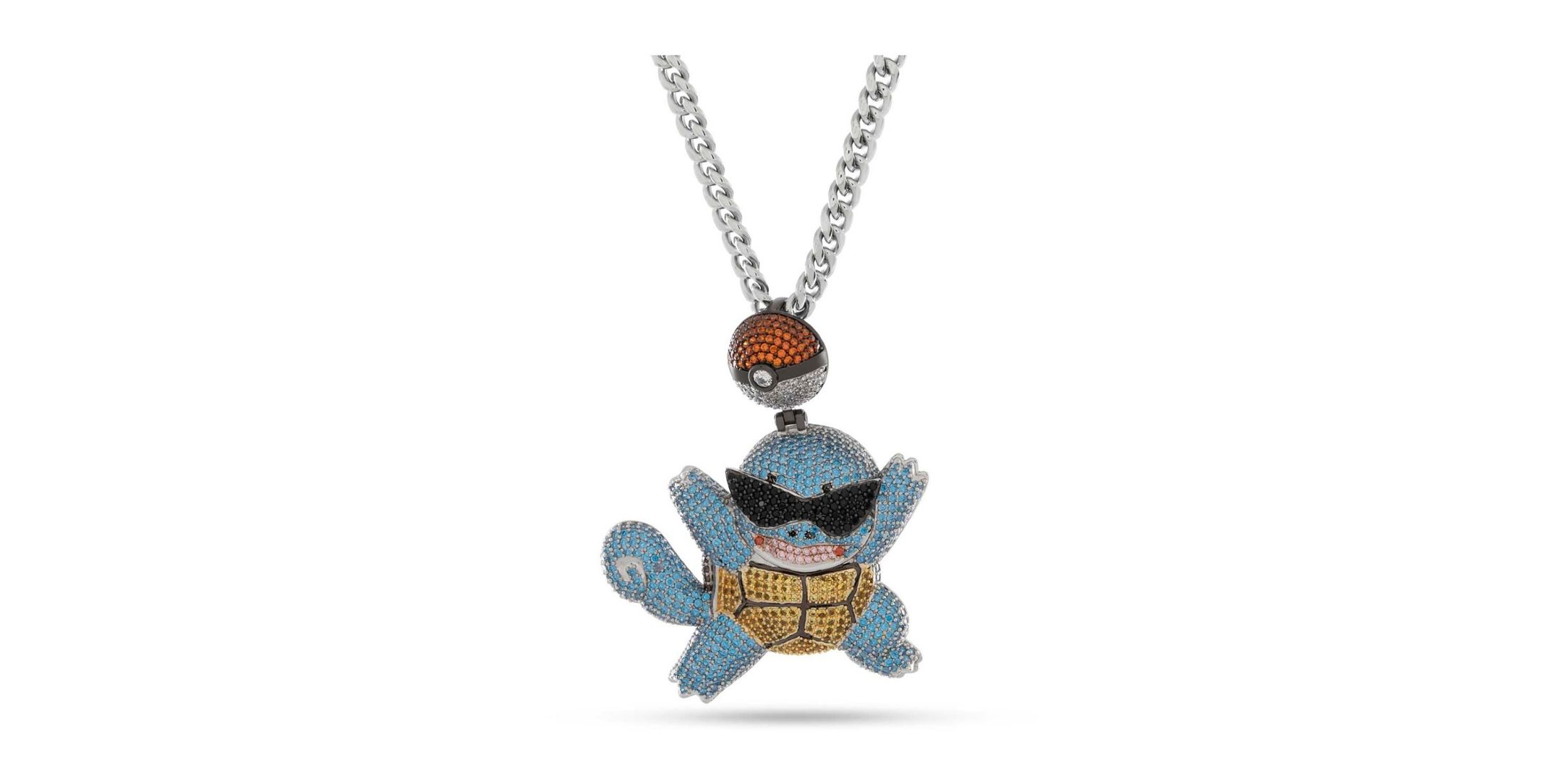 【KING ICE x POKEMON】4mm POKE BALL INSPIRED TENNIS CHAIN♪ 4mm Poké Ball Inspired Tennis Chain | Pokémon Jewelry – King Ice