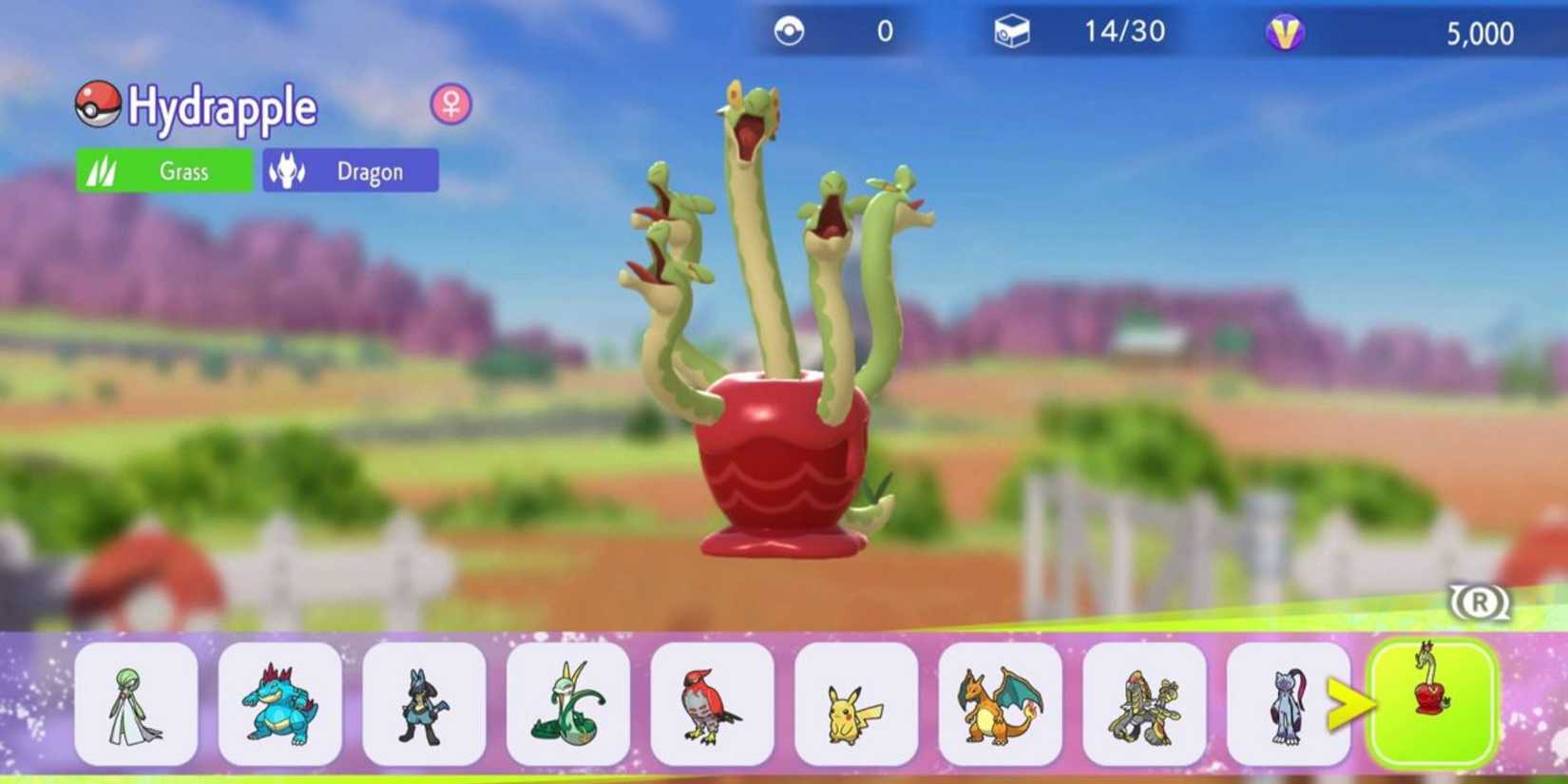 Pokemon Champion Team Selection