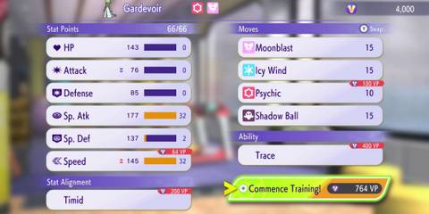 Pokemon Champions Training Pokemon