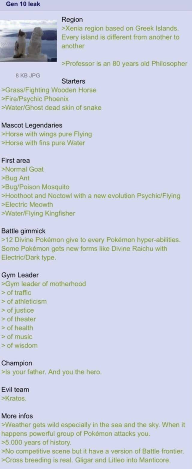 pokemon gen 10 starters leak