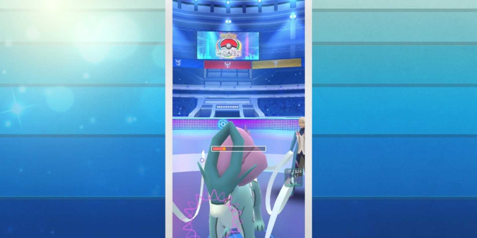 Pokemon GO New Battleground scene