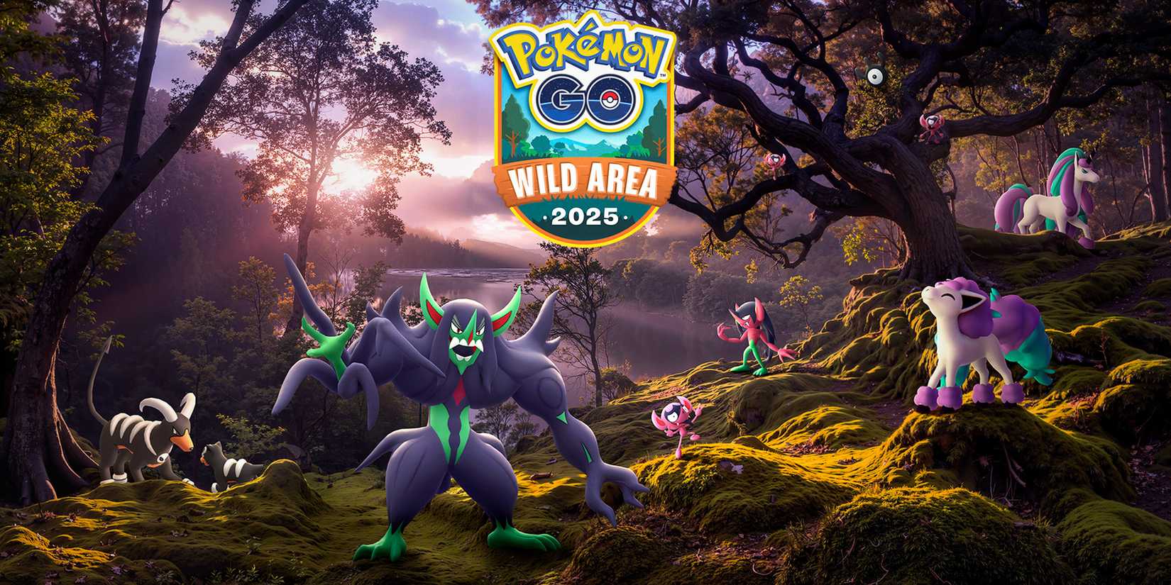 Pokemon GO Wild Area 2025 Graphic Key Art with event logo