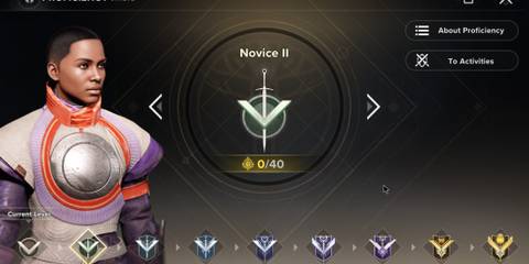 Proficiency Levels Destiny Rising