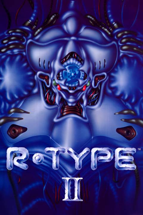R-Type II video game cover art tag