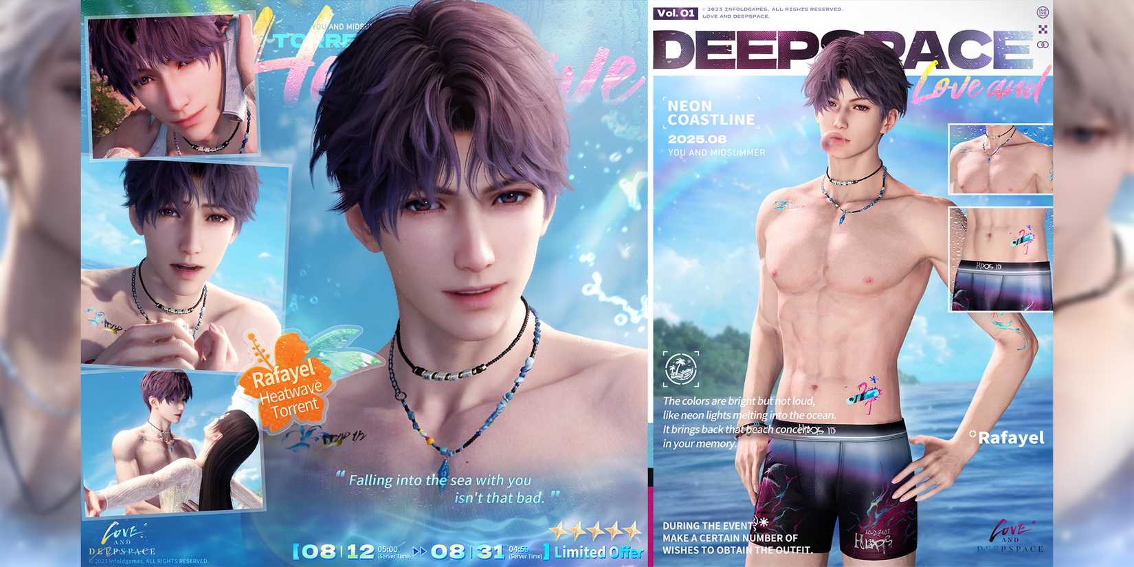 rafayel you and midsummer banner in love and deepspace