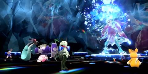 Raid battle against Walking Wake - Pokemon Scarlet And Violet