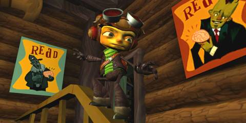 Raz exploring the camp - Psychonauts
