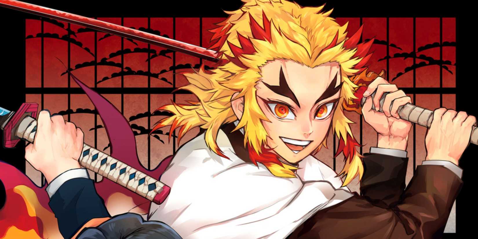 Rengoku (and giyu) on an envelope of extra stories - a Demon killer