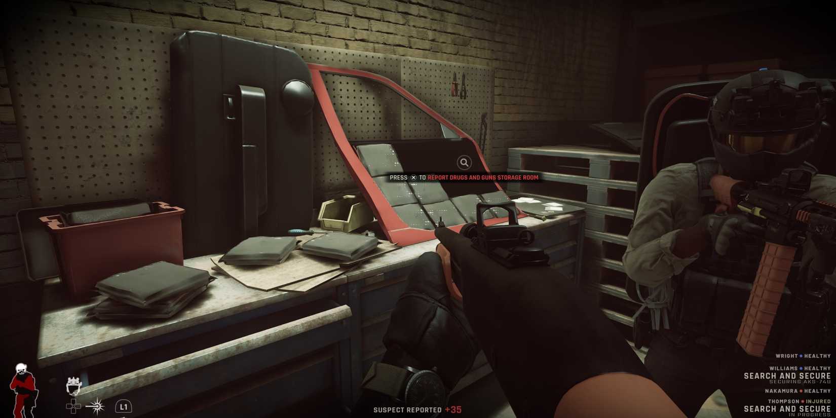 Reported Contraband in Storage