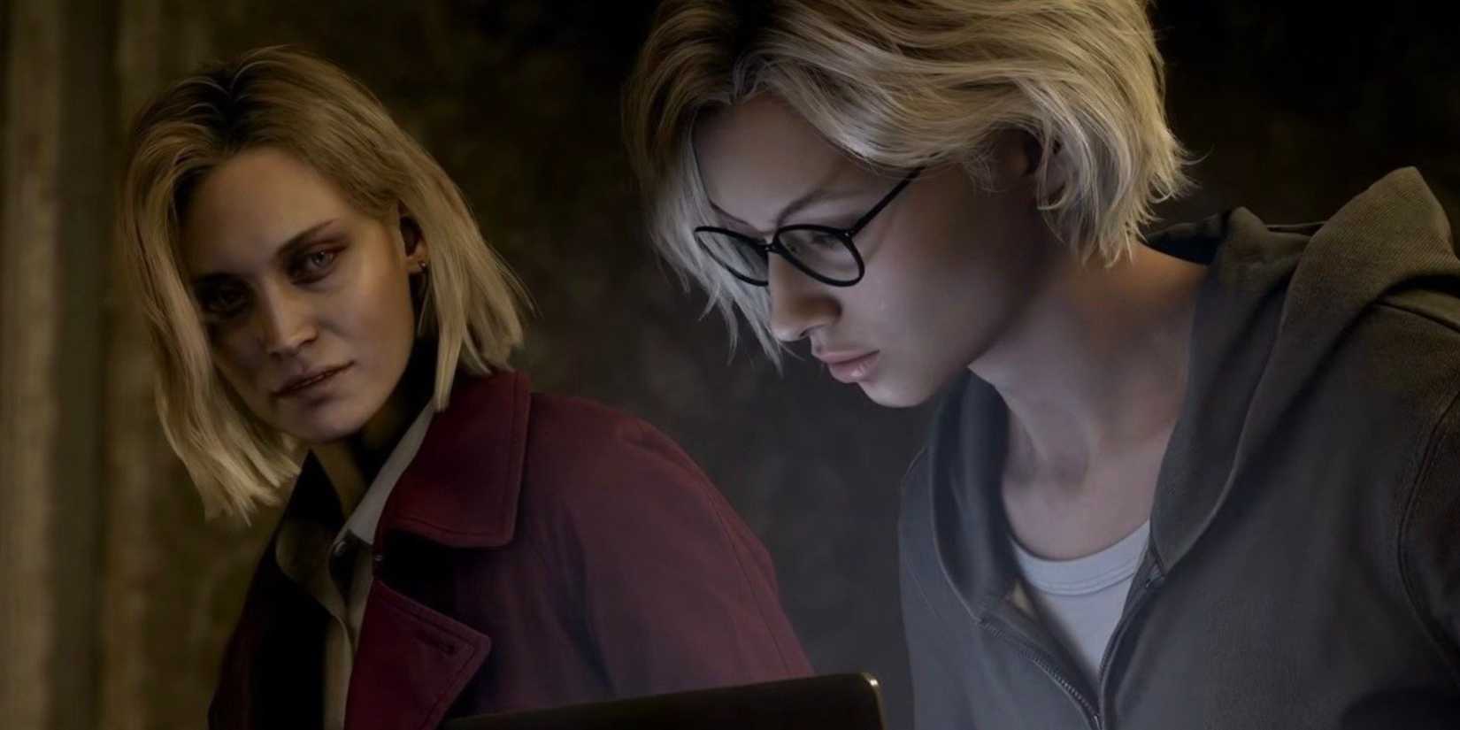 Grace investigando no hotel em Resident Evil Requiem