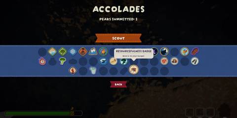 resourcefulness badge peak 