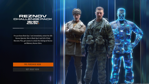 reznov challenge pack