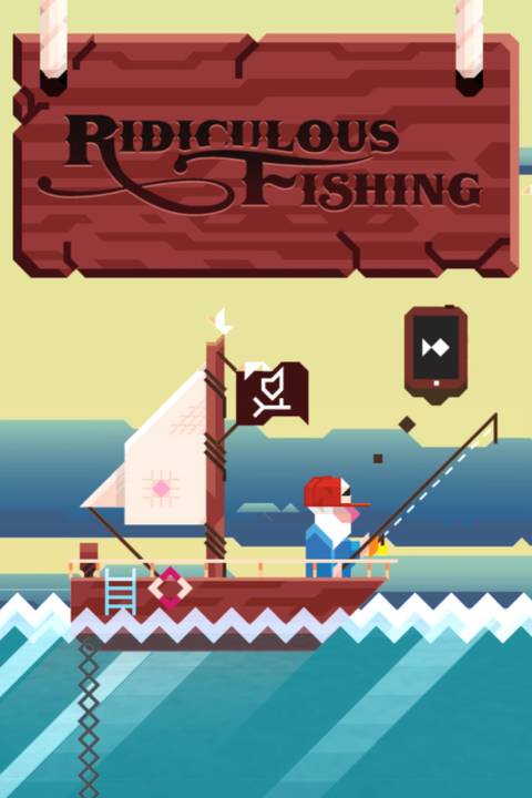 Ridiculous Fishing video game cover art tag-1
