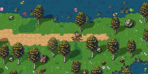 Riding a horse in Streets of Rogue 2