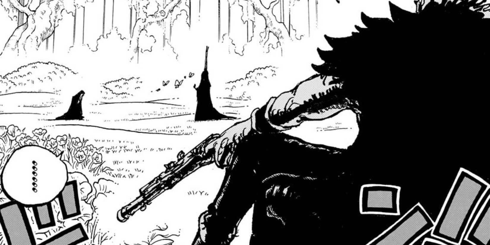 Rocks manages to infiltrate Imu's chambers - One Piece
